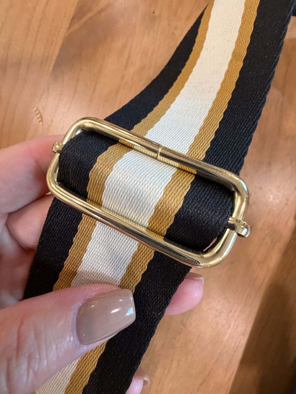 Replacement Adjustable Crossbody Bag Strap Black Gold White NEW